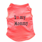 Pet Parent Favs,I Love my Daddy, Love Mommy Shirt for Cats & Dogs