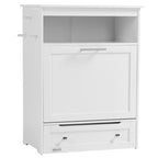 White Contemporary Pet Feeder Station with Storage Containers for Cats & Dogs (Must Have) Pets Possessions