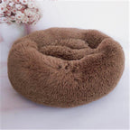 Plush, Soft Round Donut Bed for Cats & Small Dogs Pets Possessions