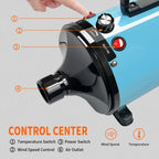 Golada Professional-Grade Grooming Blow Dryer with 4 Detachable Nozzles for Cats & Dogs Pets Possessions