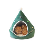 Christmas Themed Cave Beds for Cats & Small Dogs Pets Possessions