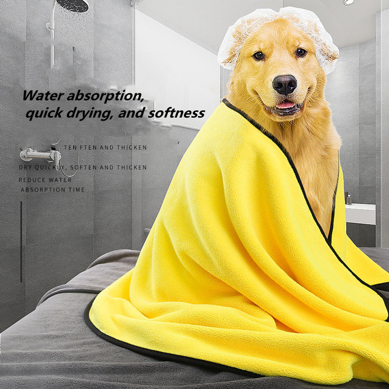 Quick-drying, Super Absorbent Bath Towels for Cats & Dogs (Soft Fiber) Pets Possessions