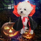 Spooky Vampire Gothic Halloween Costume for Cats & Dogs Pets Possessions