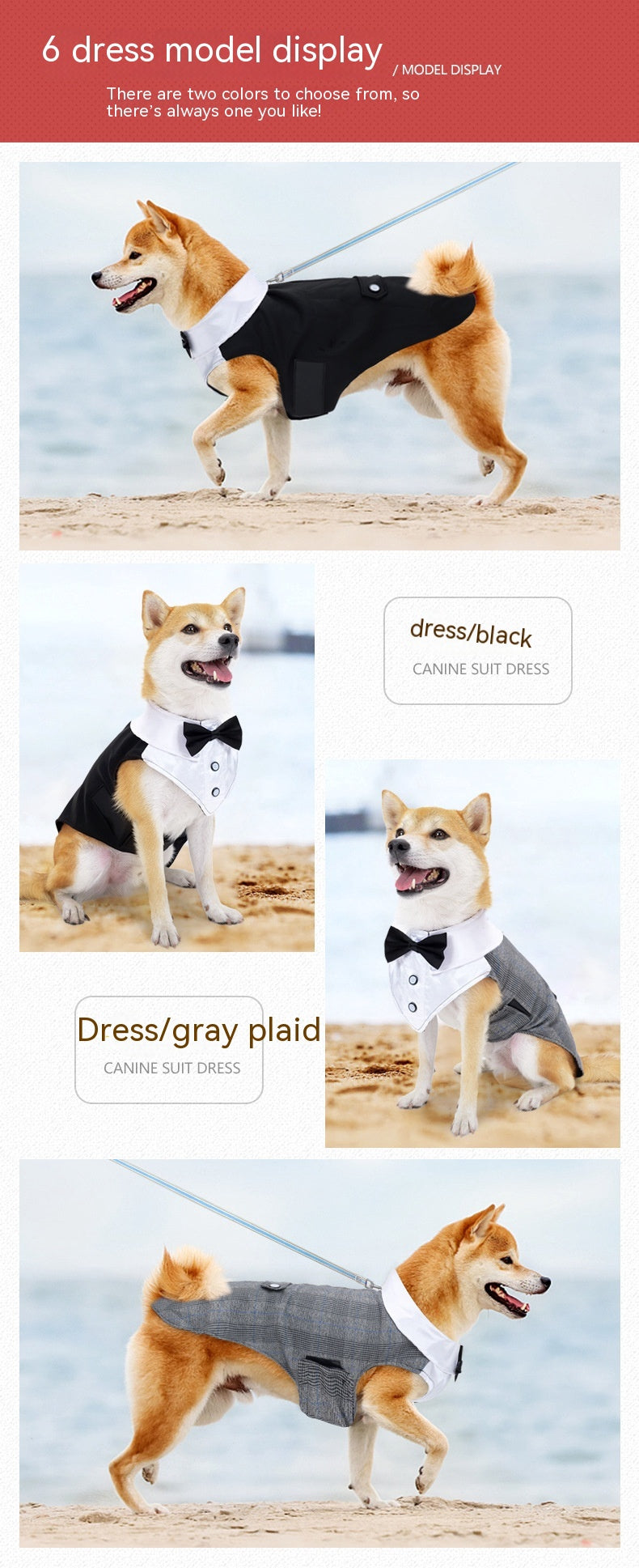 Holiday Wedding Party Dog Clothes Pets Possessions LLC