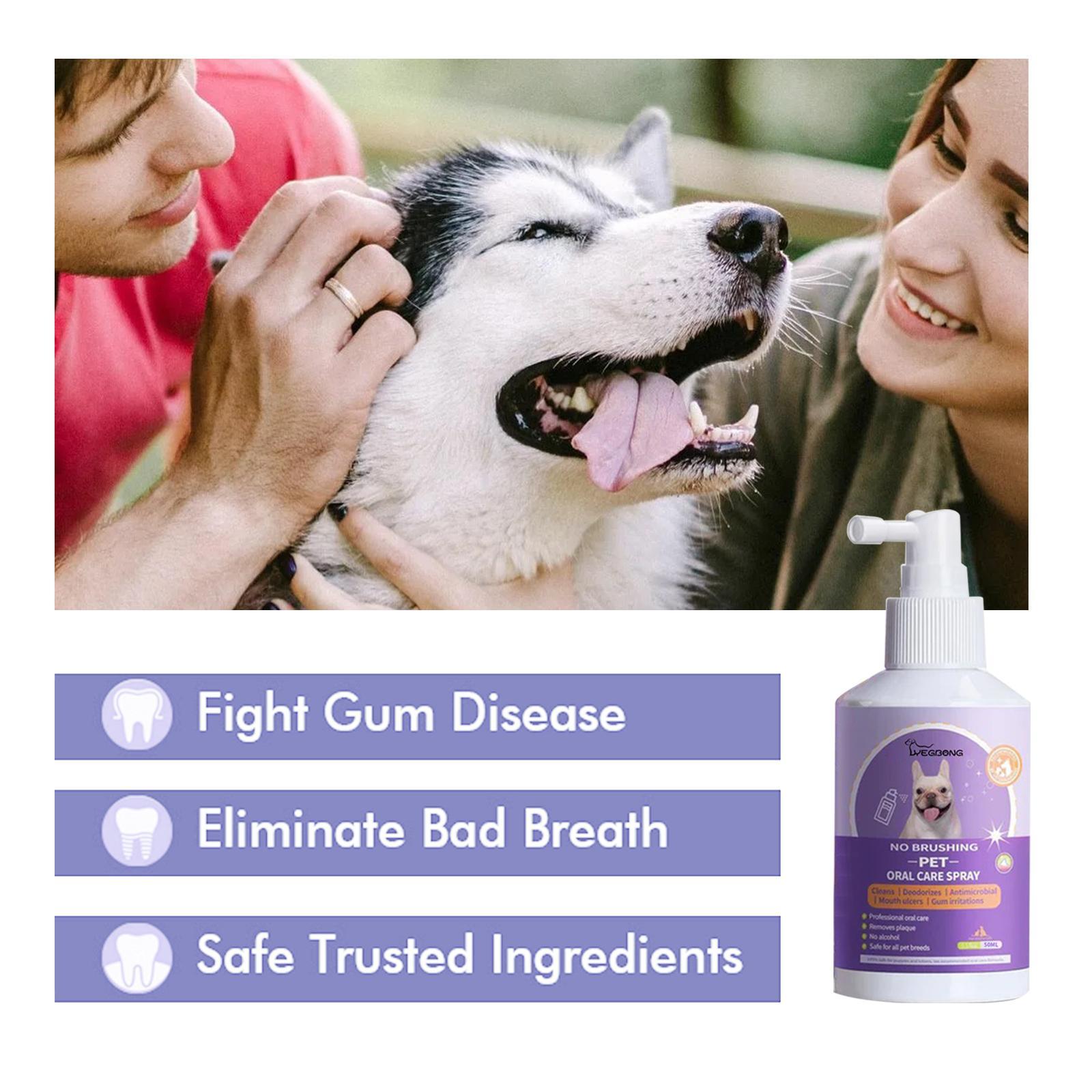 Yegbong Teeth Cleaning Spray for Cats & Dogs Pets Possessions