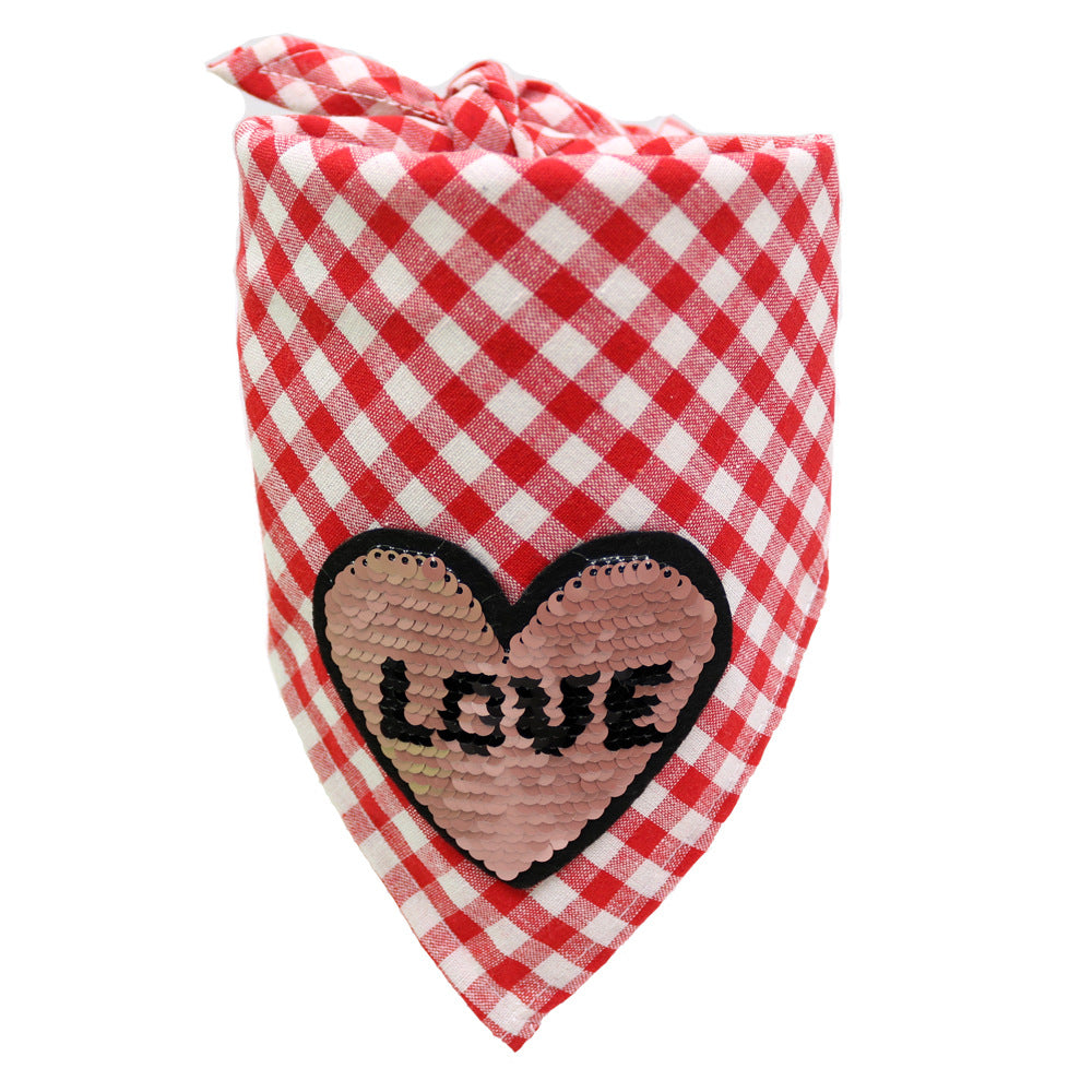 Valentines Neck Scarf for Dogs Pets Possessions LLC
