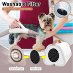 Smart Professional-Grade Grooming Blow Dryer with 4 Detachable Nozzles for Cats & Dogs Pets Possessions