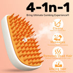 4-In-1 Anti-Static Hair Removal Spa Steam Brush for Cats Universal for Dogs Pets Possessions