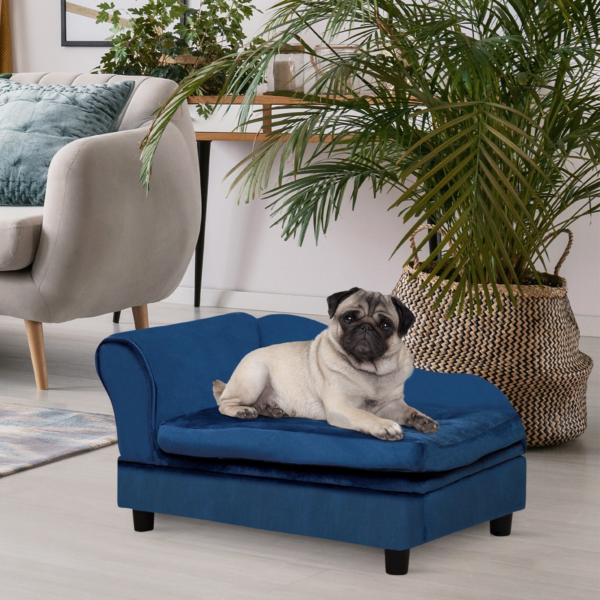 Paw Hut Luxury Sofa Bed with Hidden Storage for Dogs Pets Possessions