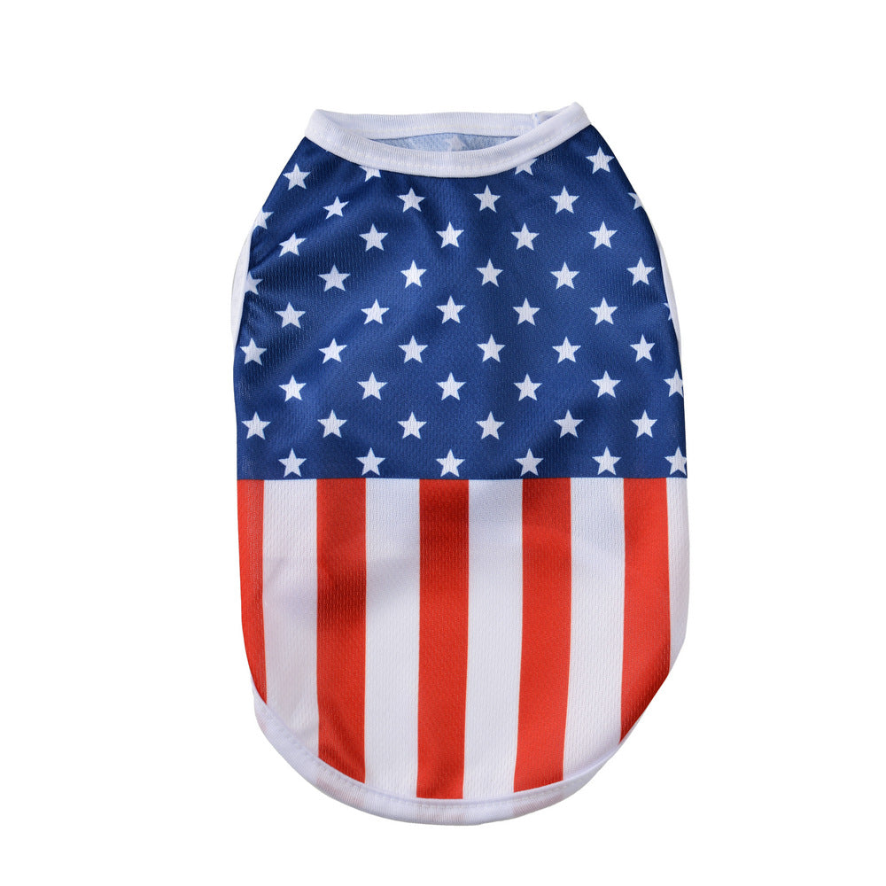 Independence Day Pet Thin Breathable Vest Pets Possessions LLC