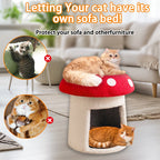 Creative Umbrella Mushroom Cove for Cats & Dogs Pets Possessions