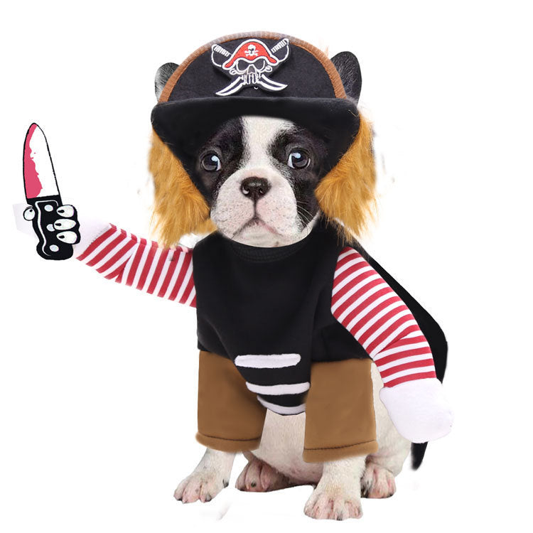 Fun Pirate Halloween Costume for Cats & Dogs Pets Possessions