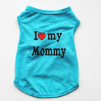 Pet Parent Favs,I Love my Daddy, Love Mommy Shirt for Cats & Dogs