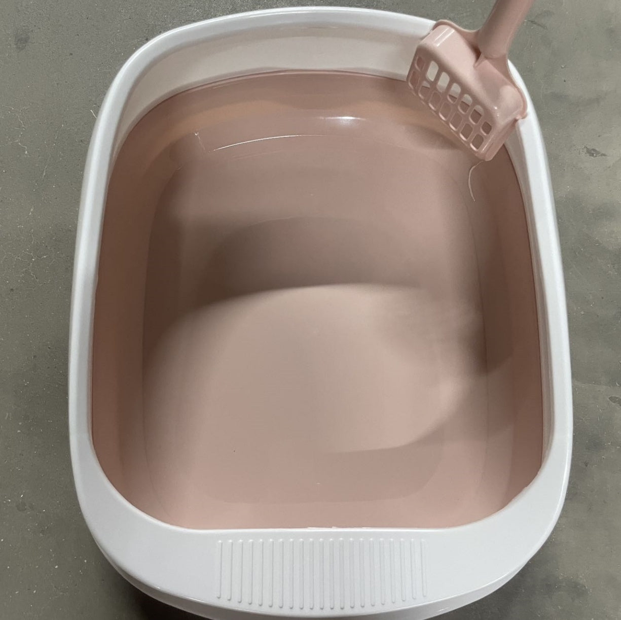 Pastel Pink Cat Litter Box Scooper Included (Easy Cleaning) Pets Possessions