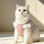 Beautiful Flower Harness + Leash Set for Cats & Dogs Pets Possessions