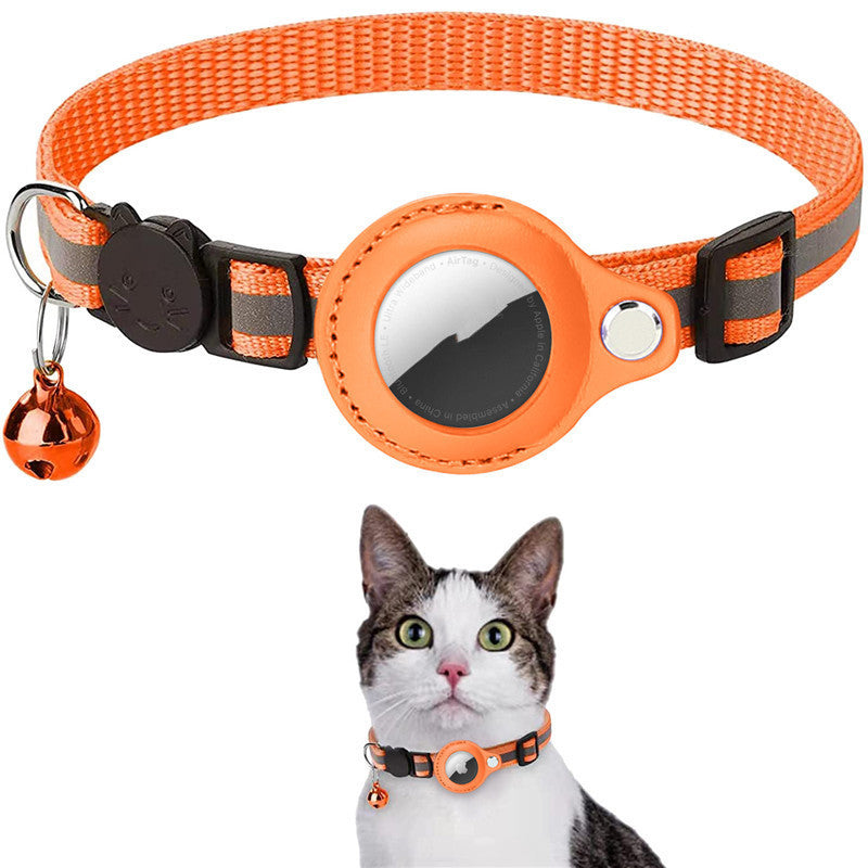 Reflective Waterproof Collar with Protective Air Tag Cover for Cats & Dogs Pets Possessions