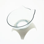 Diagonal Elevated Feeding Bowl Designed to Protect Cervical Vertebra for Cats Pets Possessions