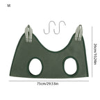 Black Durable Grooming Hammock with Restraints for Cats & Small Dogs Pets Possessions