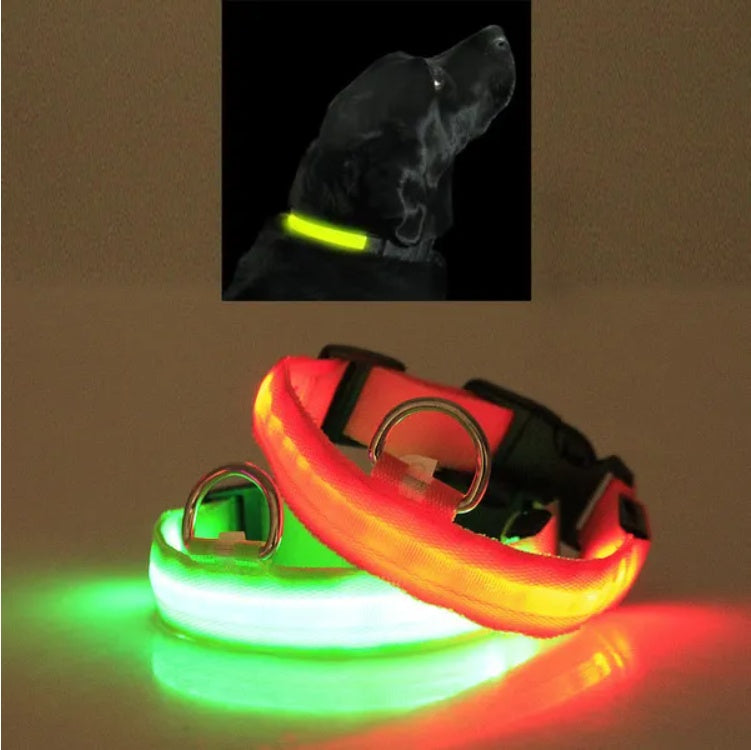 LED Safety Halo Style Collar Universal for Cats & Dogs Pets Possessions