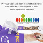 PROKEI 2-in-1 PET Cleaning Hypoallergenic, Deodorizing Gloves and Wipes for Cats & Dogs Pets Possessions