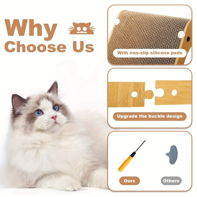 Large 23.6” L Shape Cat Scratching Post Pets Possessions