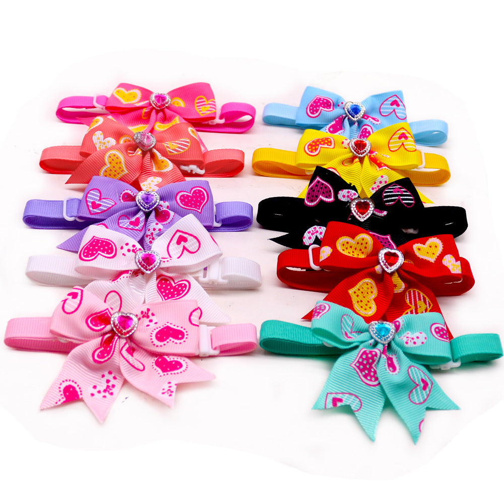 Pet Love Diamond Bow Tie Bow Tie Accessories Pets Possessions LLC