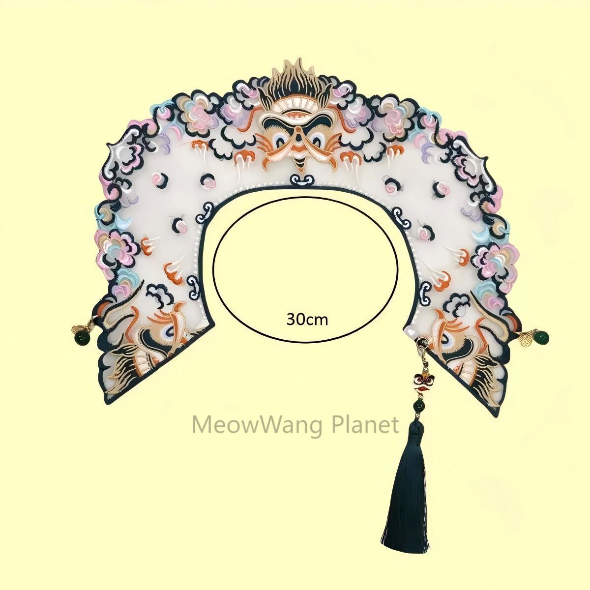 Handcrafted Embroidered Chinese Inspired Hanfu Style Cloak for Cats & Dogs Pets Possessions