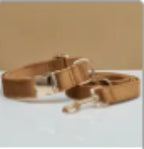 Multiple Color Velvet Customizable Dog Collar +Leash Set with Bow Pets Possessions