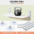 MEWOOFUN Window Perch with Steel Frame and Strong Suction Cups for Cats Pets Possessions