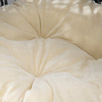 PawHut Rattan Round Chair with Removable Cushion for Cats & Dogs Pets Possessions