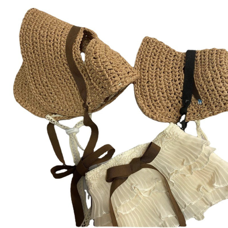 Vintage Classy Coffee Crochet Hat for Cats and Small Dogs Pets Possessions LLC