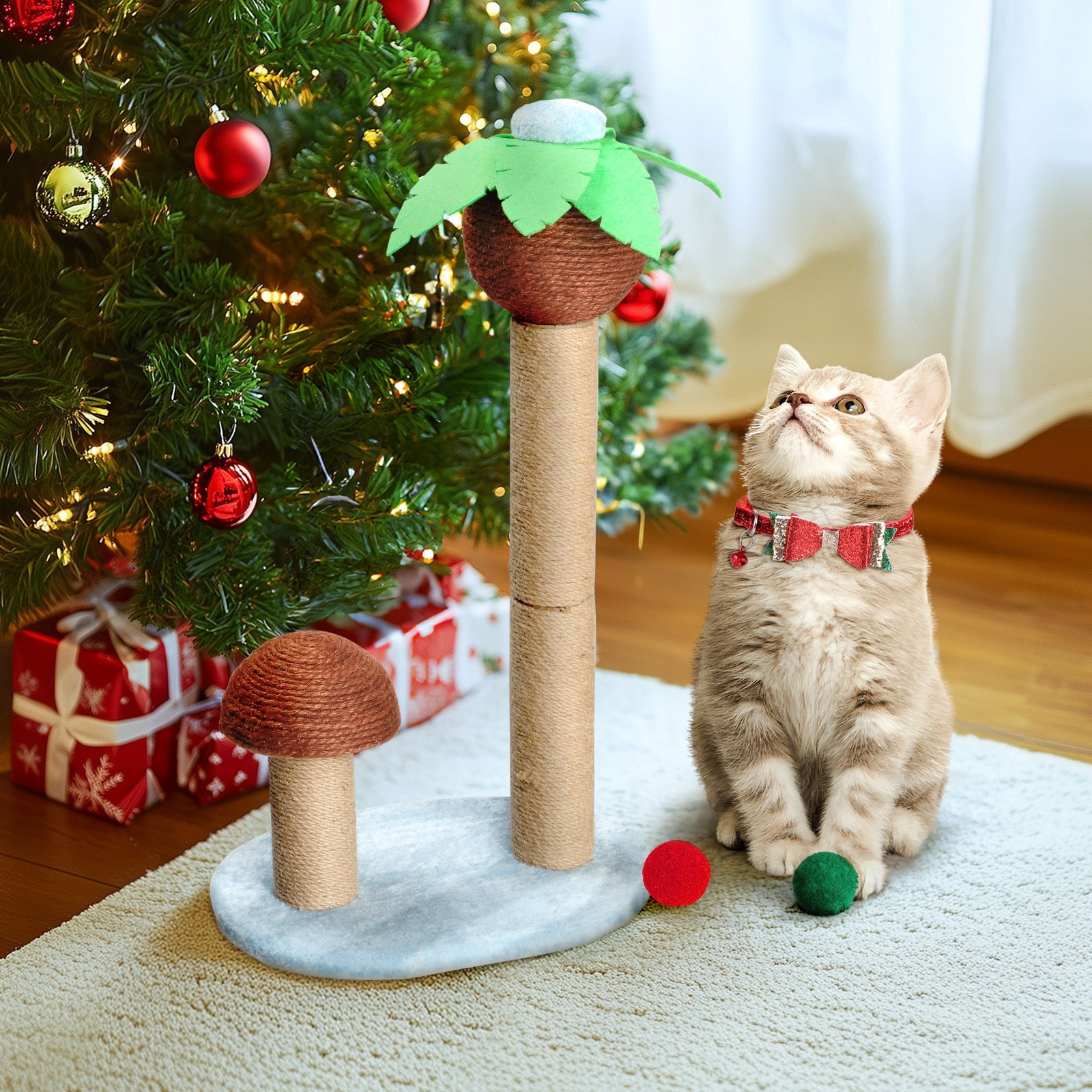 Palm Tree Pillar Sword Hemp Cat Scratching Post Pets Possessions