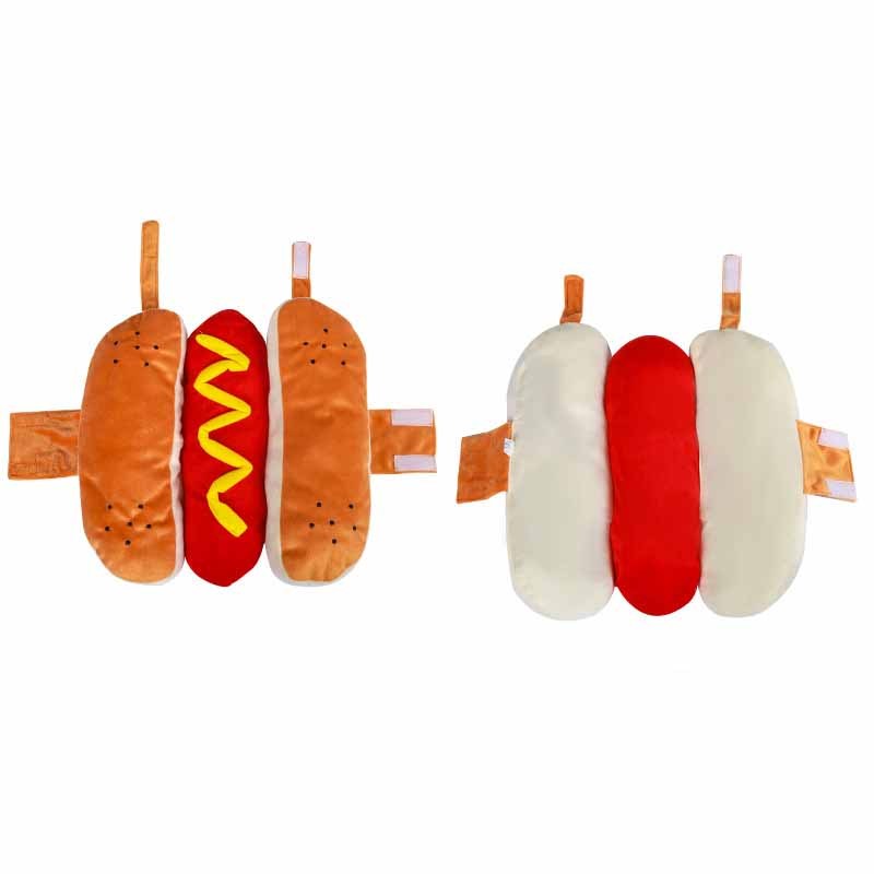Funny Halloween Hotdog Costume for Cats & Dogs Pets Possessions