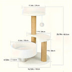 Multi-layer Cat Tree and Scratching Post with Unique Design Pets Possessions