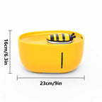 Cutesy Honey Bee Auto Filter USB, Electric Recirculating Filtring Water Fountain for Cats & Dogs Pets Possessions