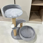 Multi-layer Cat Tree and Scratching Post with Unique Design Pets Possessions