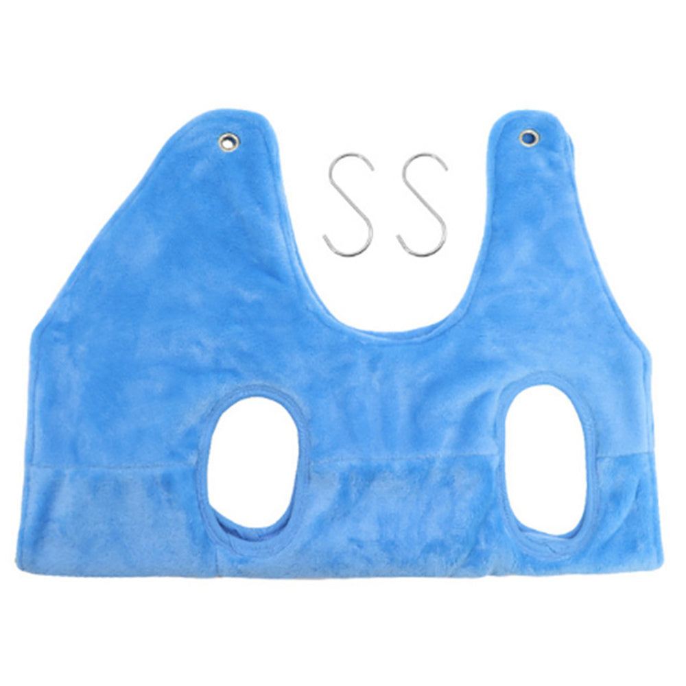 Blue Grooming Hammock with Restraints for Cats & Small Dogs Pets Possessions
