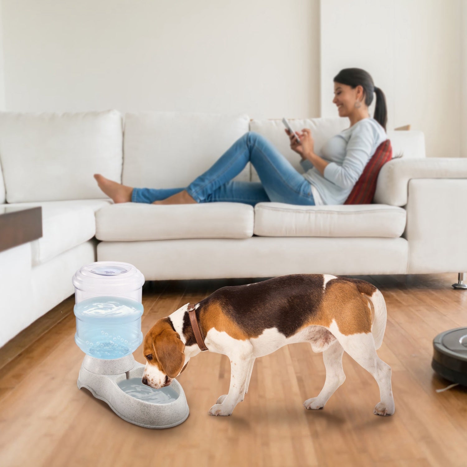 1Gal Pet Water Dispenser for Cats & Dogs Pets Possessions