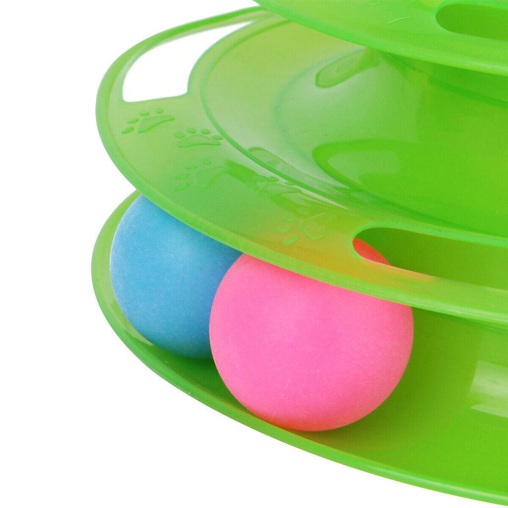 Crazy Ball Disk Interactive Amusement Toy for Cats Pets Possessions