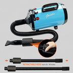 Golada Professional-Grade Grooming Blow Dryer with 4 Detachable Nozzles for Cats & Dogs Pets Possessions