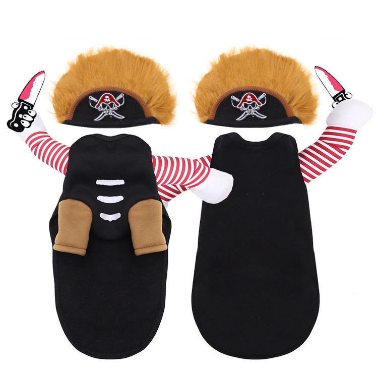 Fun Pirate Halloween Costume for Cats & Dogs Pets Possessions