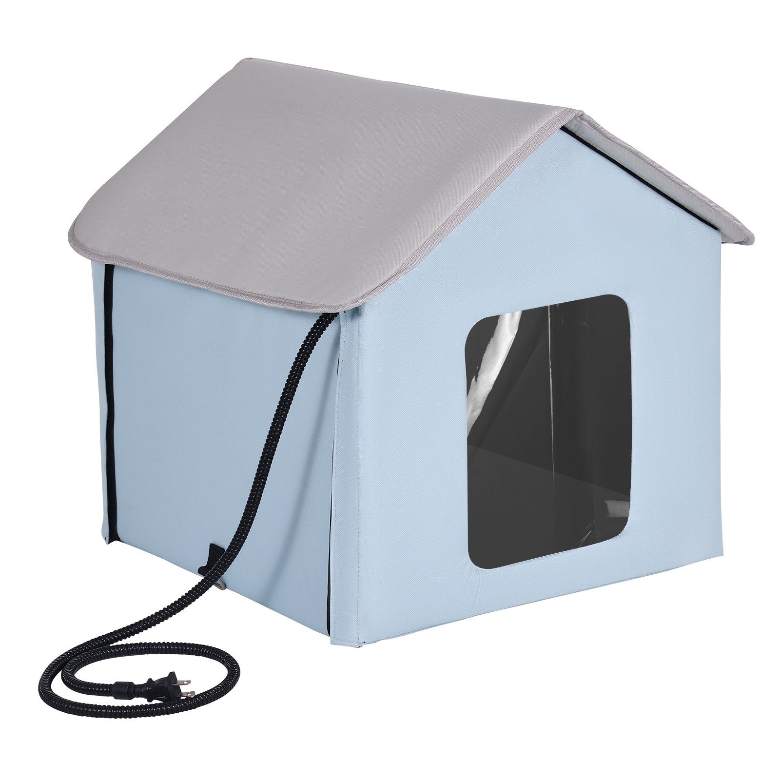 VEVOR Foldable Shelter with Heated Pads for Cats Pets Possessions