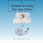 Heavenly Angel Wings Harness + Leash Set for Cats & Small Dogs Pets Possessions