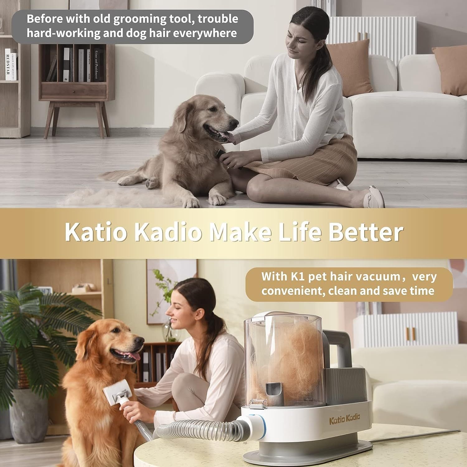 Katia Kadia Professional 5-in-1 Grooming Kit  (Must Have) Pets Possessions