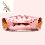 Fun Collapsible Cat Bed with Tunnel Pets Possessions