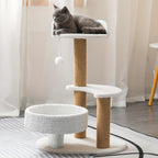 Multi-layer Cat Tree and Scratching Post with Unique Design Pets Possessions