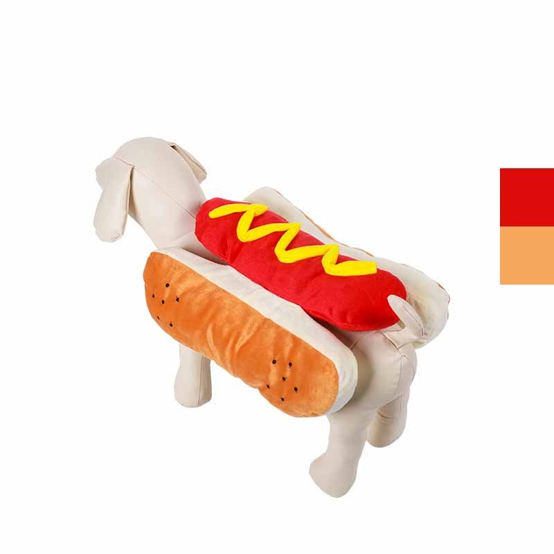 Funny Halloween Hotdog Costume for Cats & Dogs Pets Possessions
