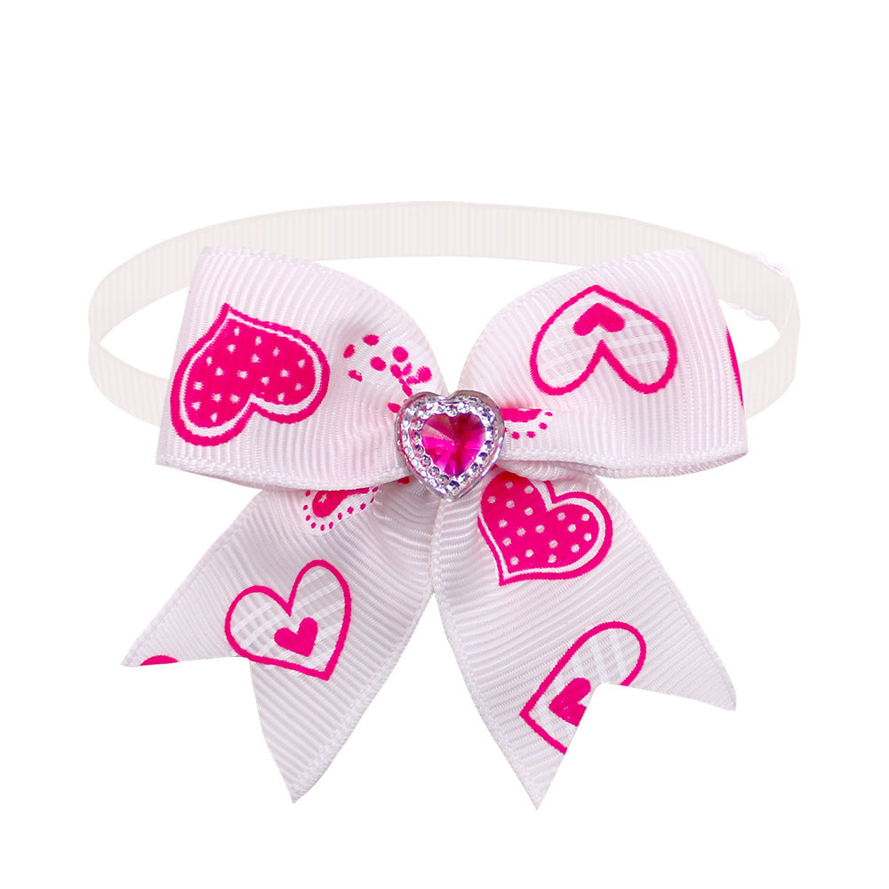Pet Love Diamond Bow Tie Bow Tie Accessories Pets Possessions LLC