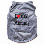 Pet Parent Favs,I Love my Daddy, Love Mommy Shirt for Cats & Dogs