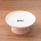 Elevated Vertebrae & Whisker Protective Ceramic Food Bowl for Cats Pets Possessions
